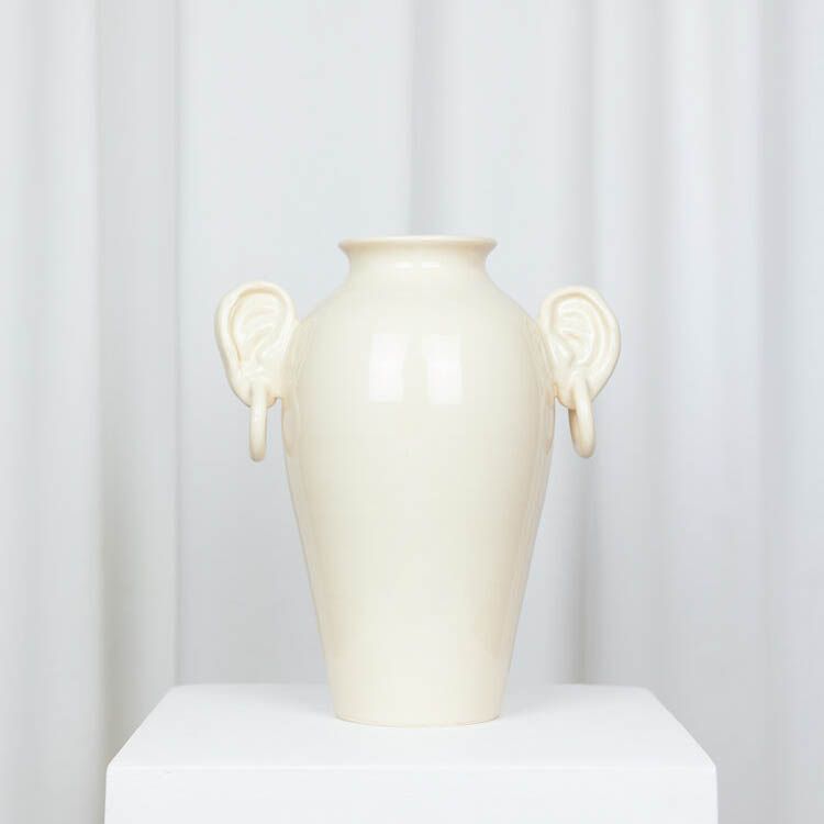 Ears Vase Beige