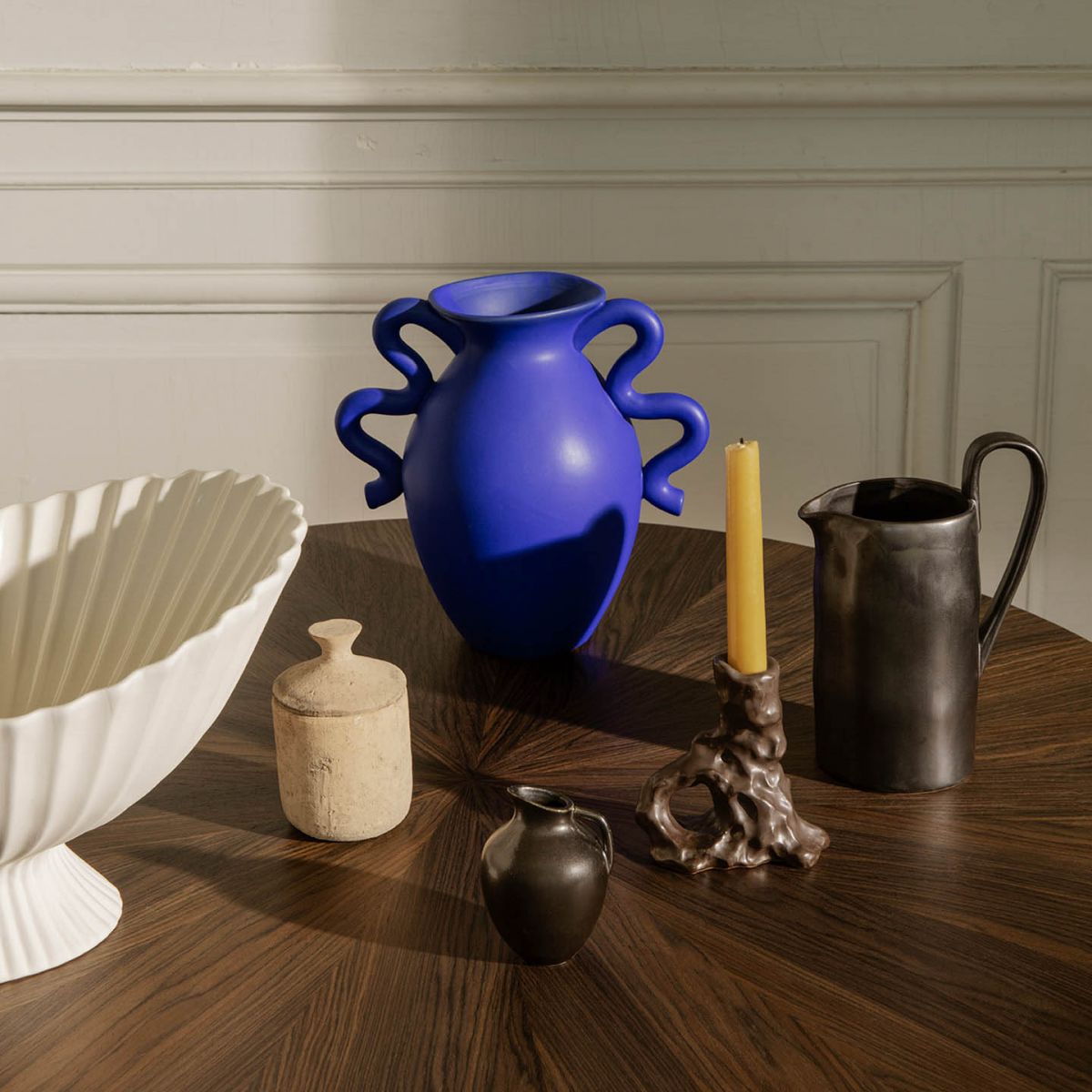 Verso Table Vase - Bright blue-2