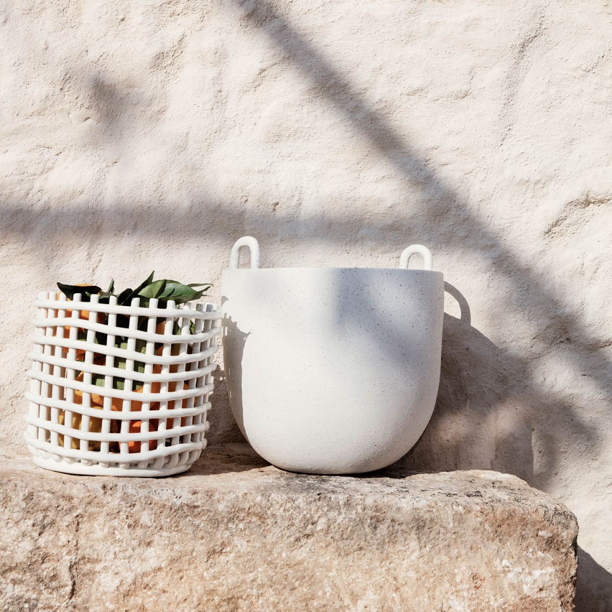 Speckle Pot - Large - Off-White-2