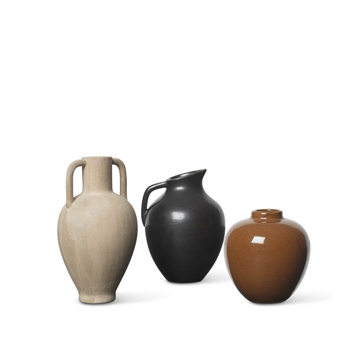 Ary Mini Vase - M - Charcoal-2