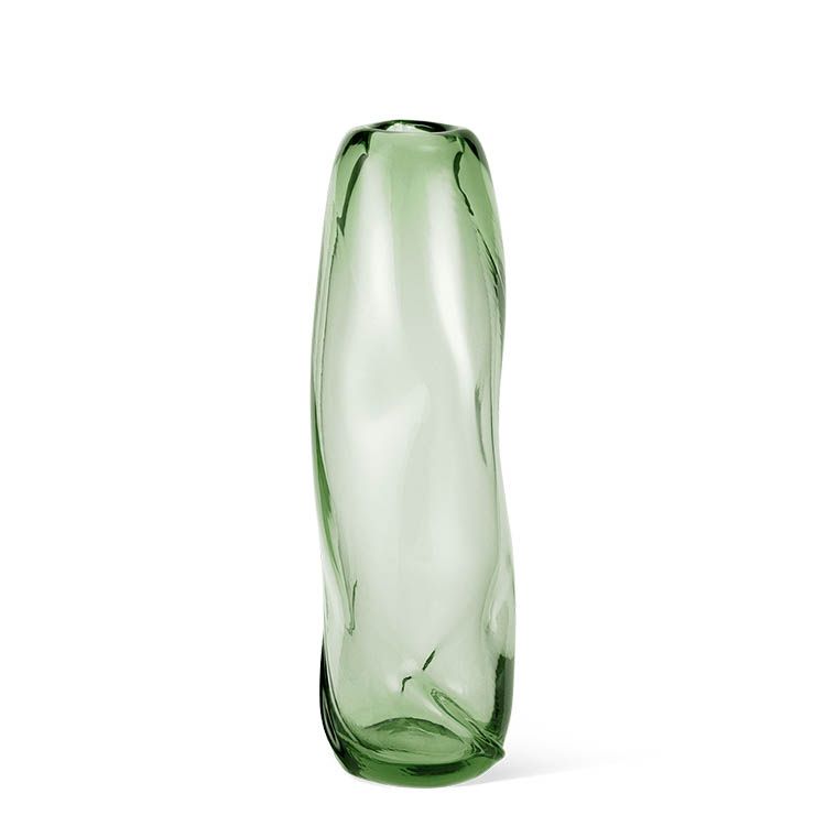 Water Swirl Vase - Recycled Clear