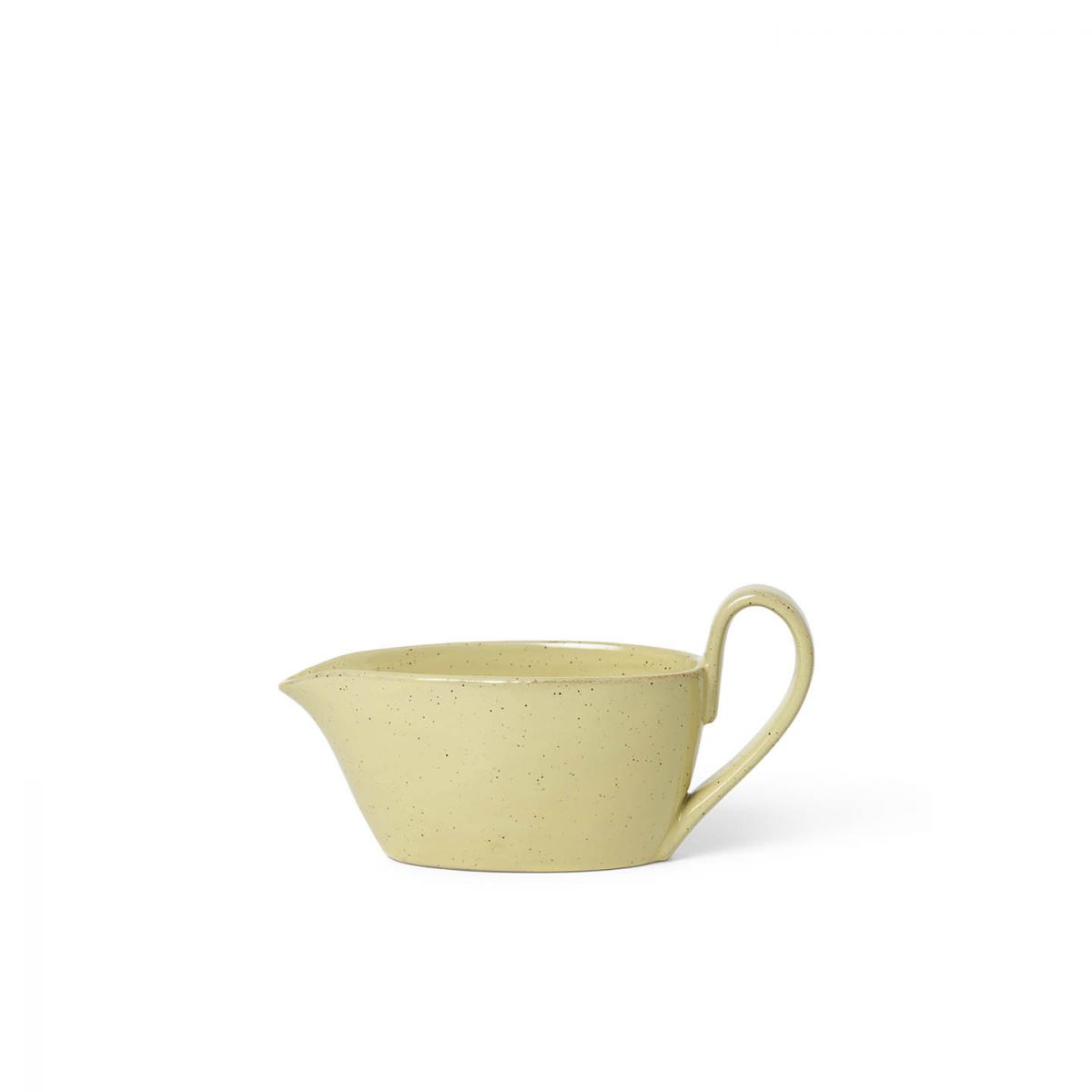Flow Sauce Boat - Yellow Speckle