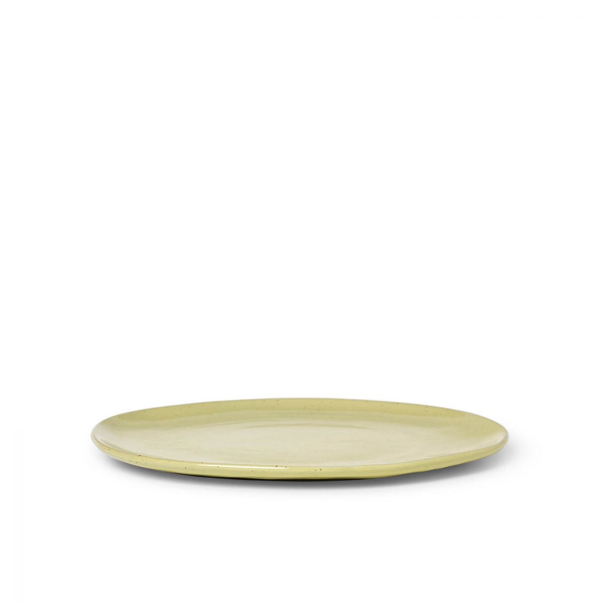Flow Plate - Large - Yellow Speckle