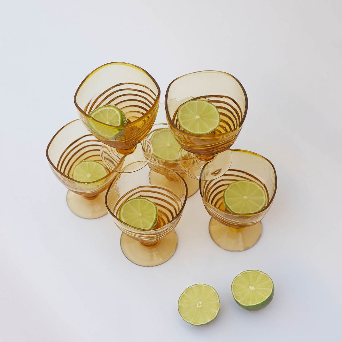 Bubbles Champagne Glasses Curry Set of 6-2