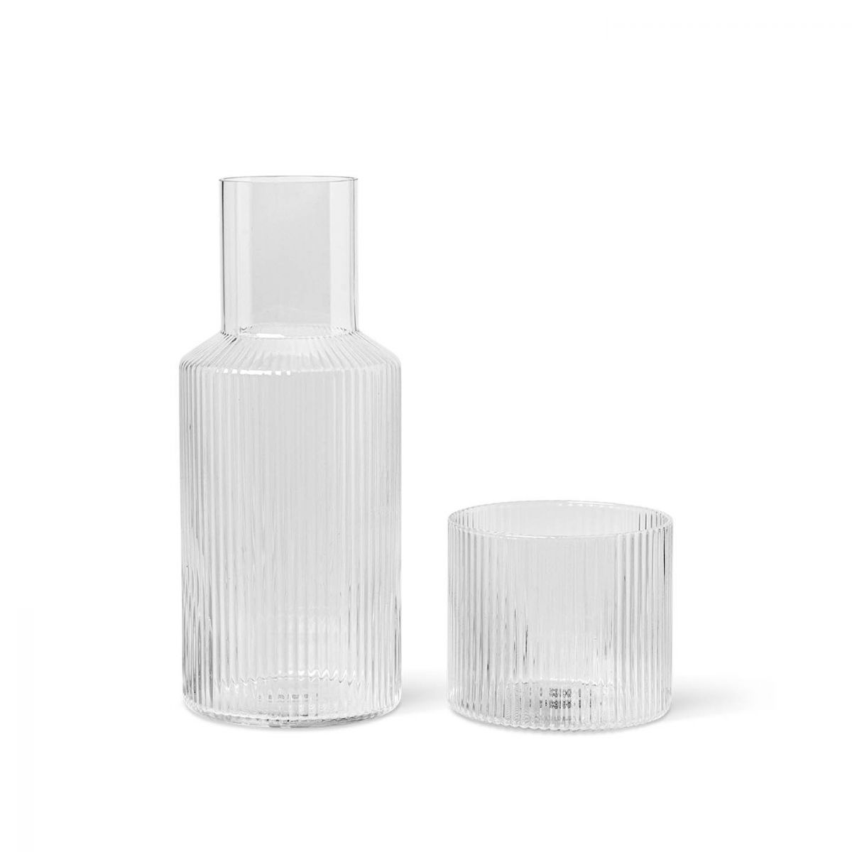 Ripple Small Carafe Set - Clear