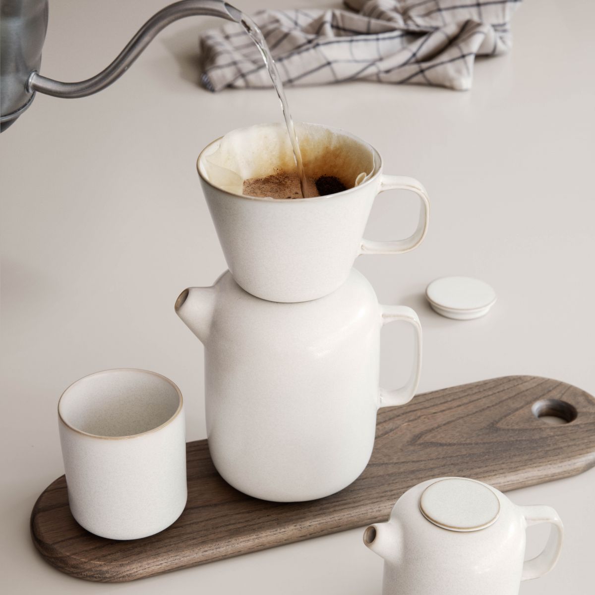 Sekki Coffee Dripper - Cream-2