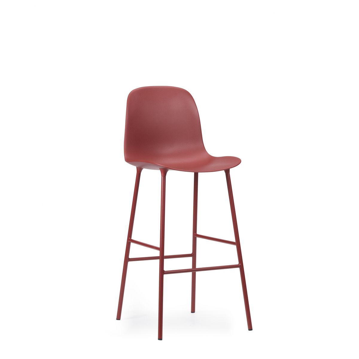 Form Bar Chair 65 cm Steel Red-2