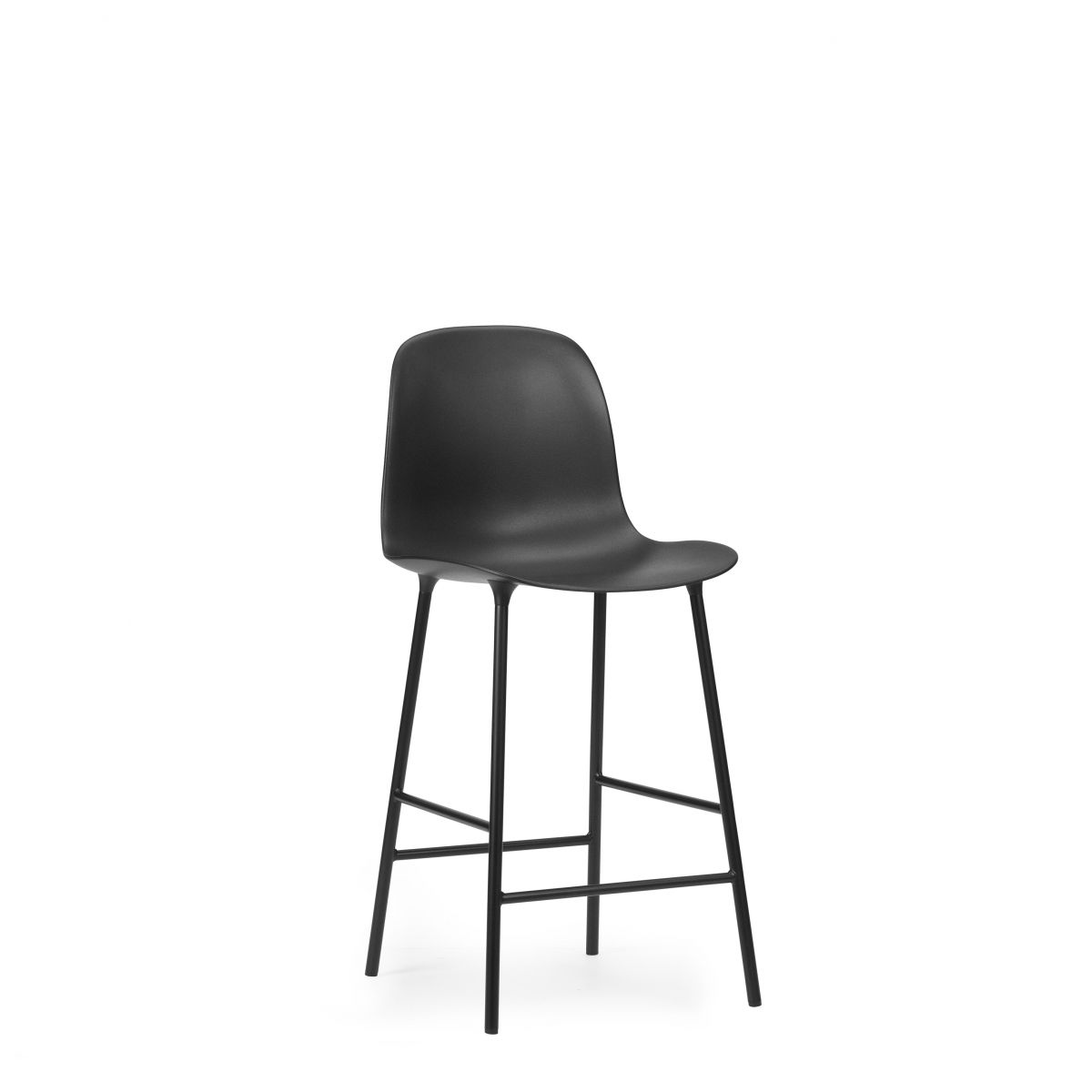 Form Bar Chair 65 cm Steel Black-2