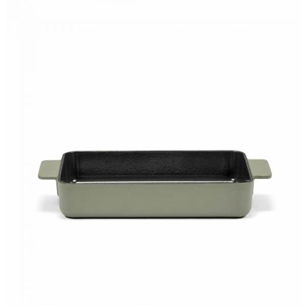 Oven Dish L Camo Green Surface