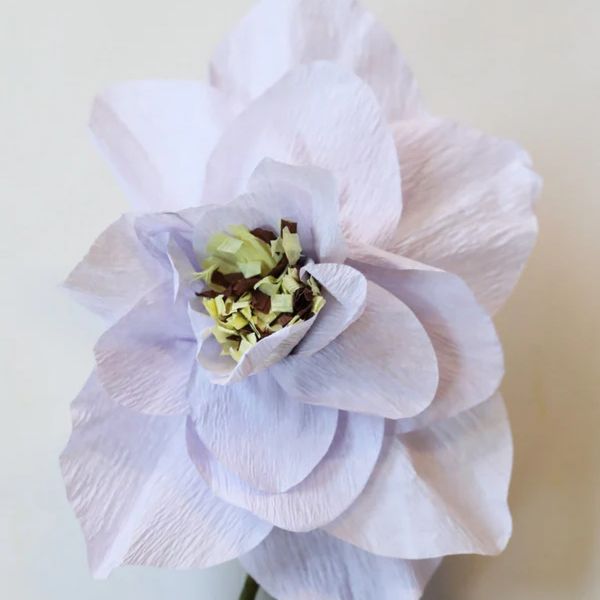 Paper Flower Poppy - Purple