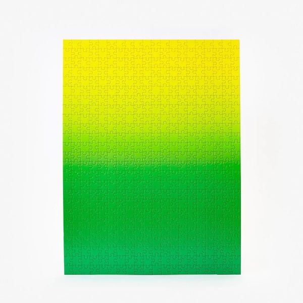 Gradient Puzzle - Green/Yellow - 500 pieces