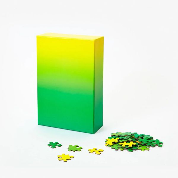 Gradient Puzzle - Green/Yellow - 500 pieces