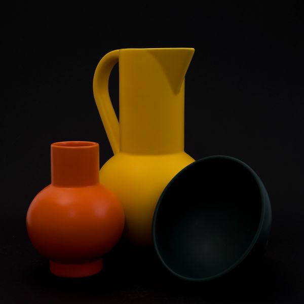 Strom Vase S - Vibrant Orange