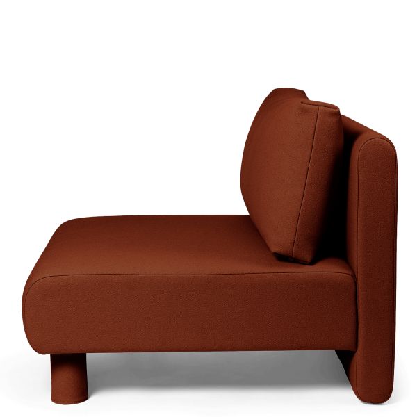 Dase Sofa Center Tonus - Red Brown