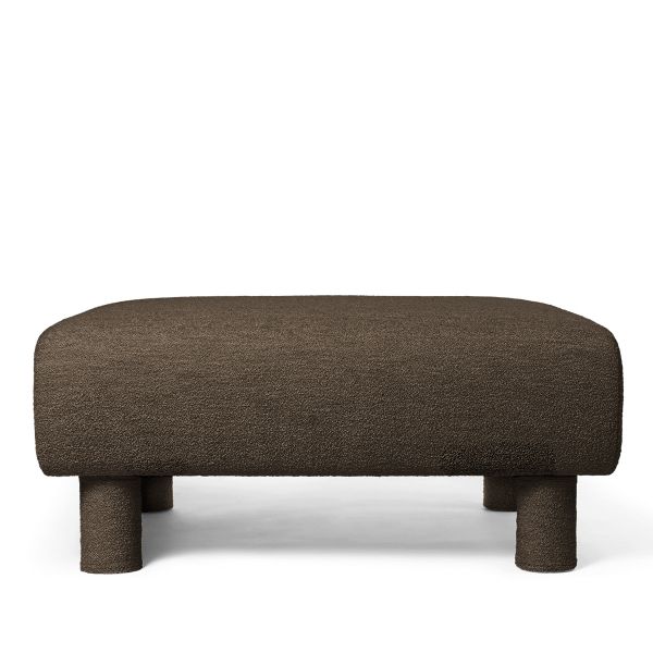 Dase Ottoman Soft Boucle - Dark Brown