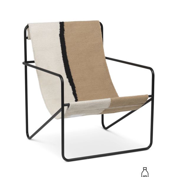 Desert Lounge Chair-Black/Soil