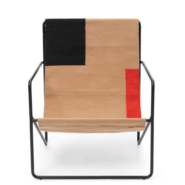 Desert Lounge Chair-Black/Block