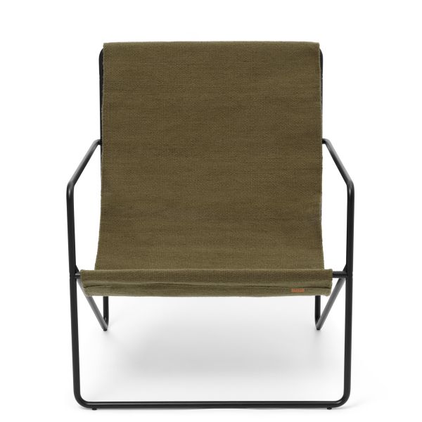 Desert Lounge Chair-Black/Olive