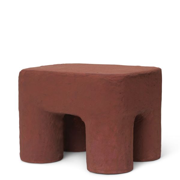 Podo Stool-Red Brown