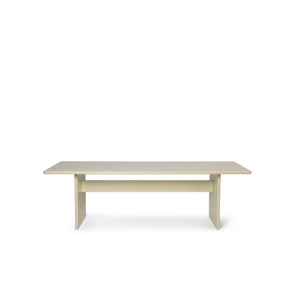 Rink Dining Table - Large-Eggshell