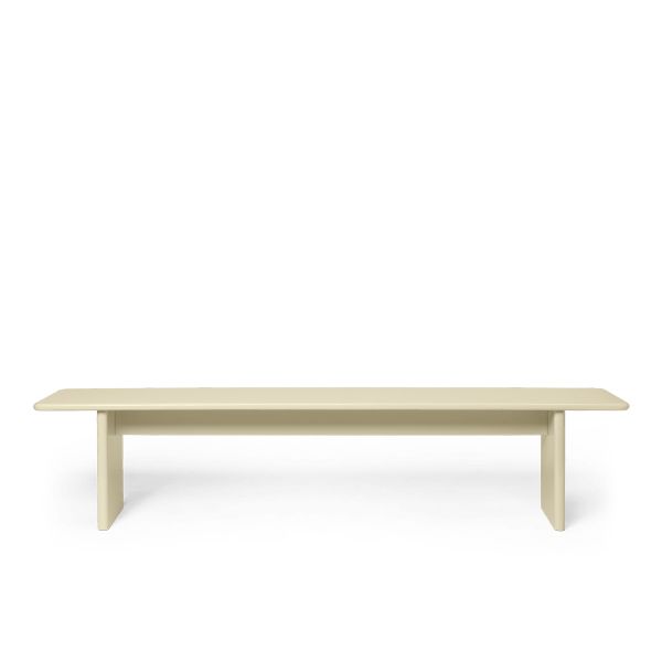 Rink Bench - Large-Tea Green-Eggshell