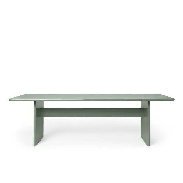 Rink Dining Table - Large-Tea Green