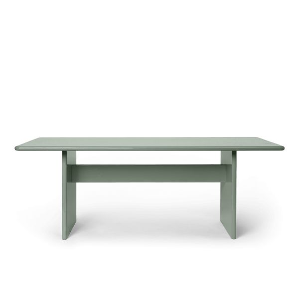 Rink Dining Table - Small-Tea Green