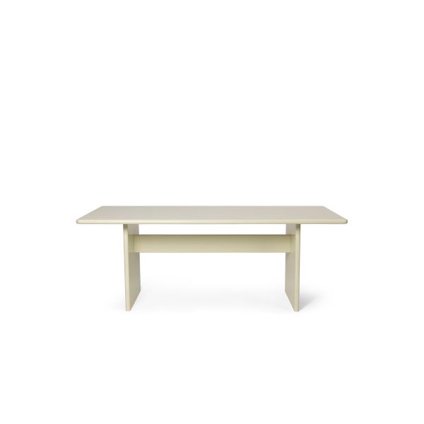 Rink Dining Table - Small-Eggshell