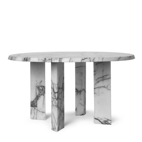 Taula Coffee Table-White/Charcoal