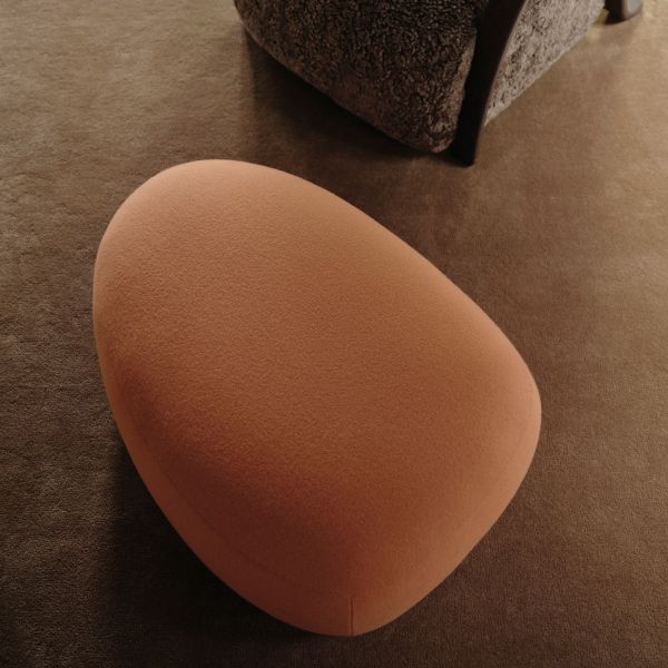 Rico Lounger Pouf - Tonus-Burnt Sienna