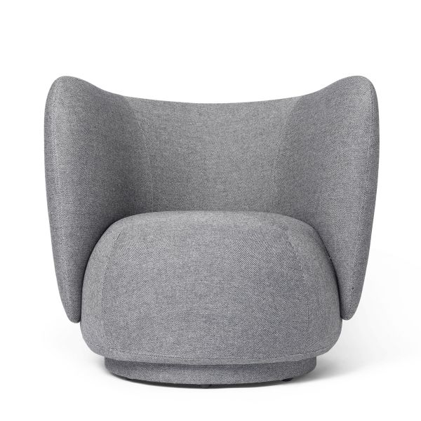 Rico Lounge Chair - Main Line Flax-Navy Melange