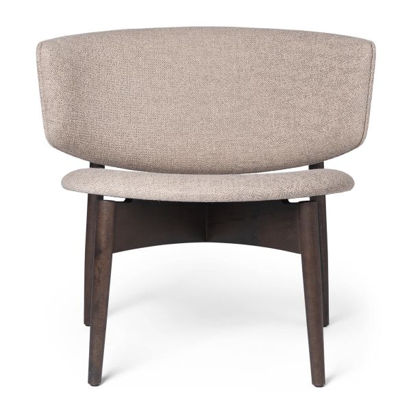 Herman Lounge Chair - Wood - Boucle-Dark Stained Beech/Sand