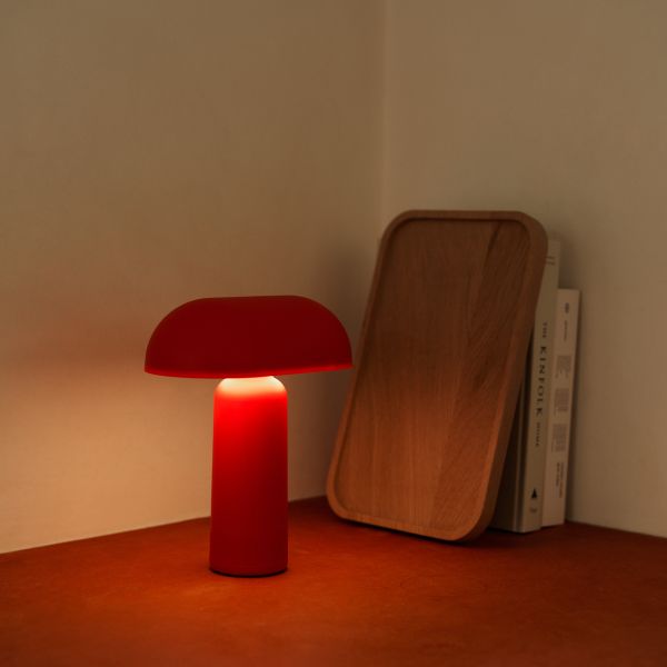 Porta Table Lamp Bright Red