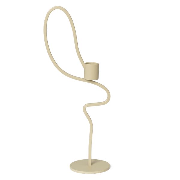 Valse Candle Holder - Tall - Cashmere