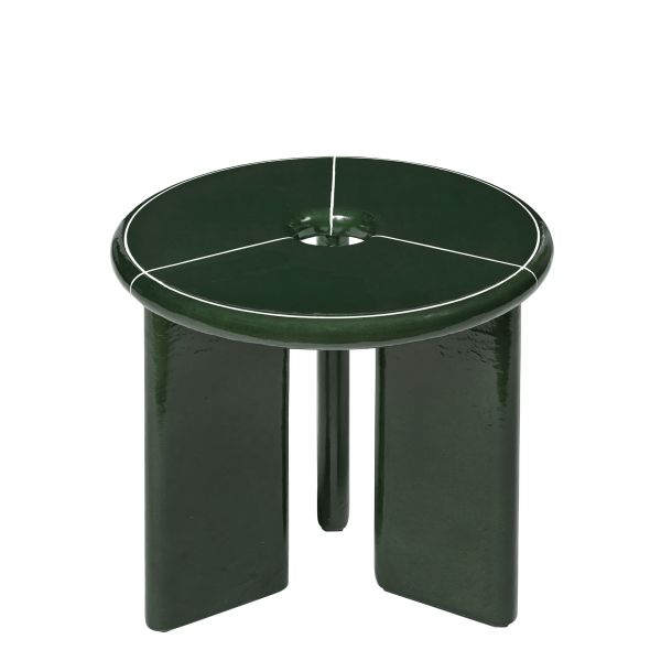 Deya Side Table - Dark Green