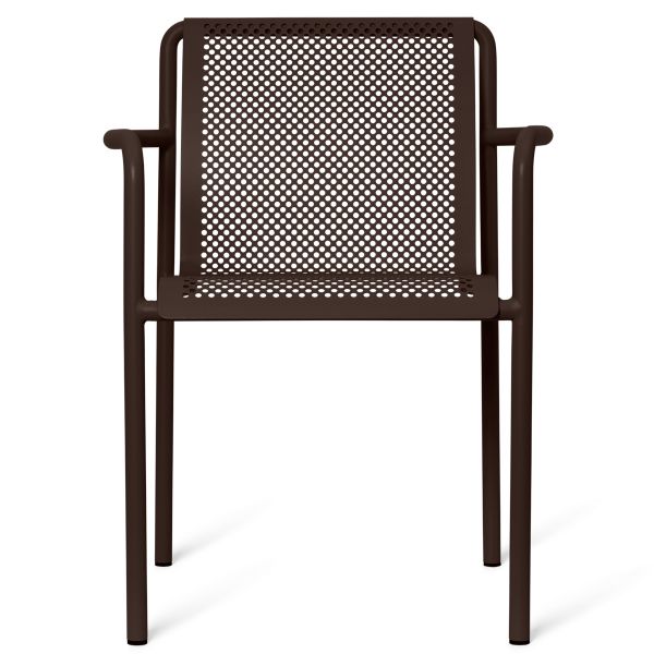 Dapple Chair with Arms - Dark Chocolate