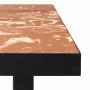 Flod Dining Table - Terracotta/Black-thumb-3