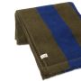 Alee Bath Towel - Olive/Bright Blue-thumb-2