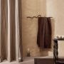 Chambray Shower Curtain - Sand/Black-thumb-2