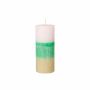 Rainbow Pillar candle Strawberry Field-thumb